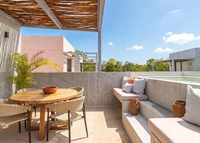 Seremonia With Rooftop Pool & Club Access Villa Tulum